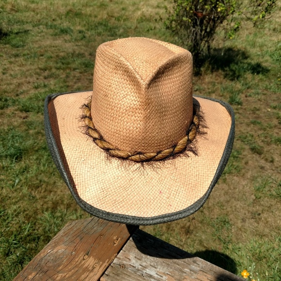 Shady Brady hard body straw hat, small - Picture 1 of 6